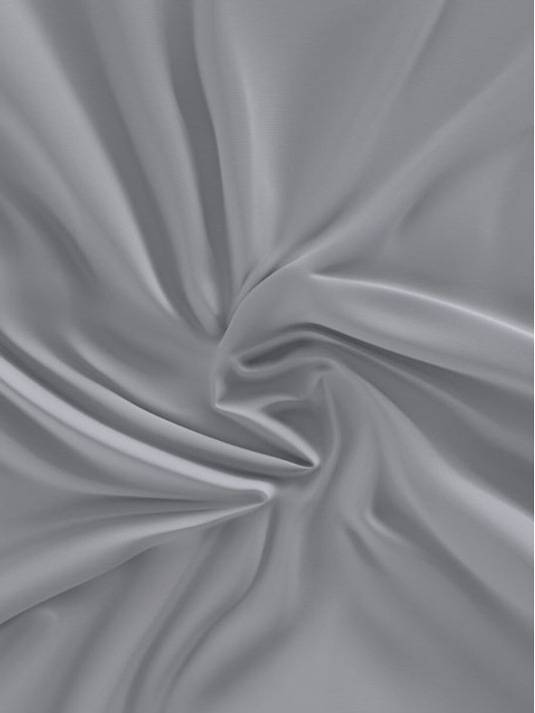 Kvalitex Spannbettlaken Viskose 200x200cm hellgrau