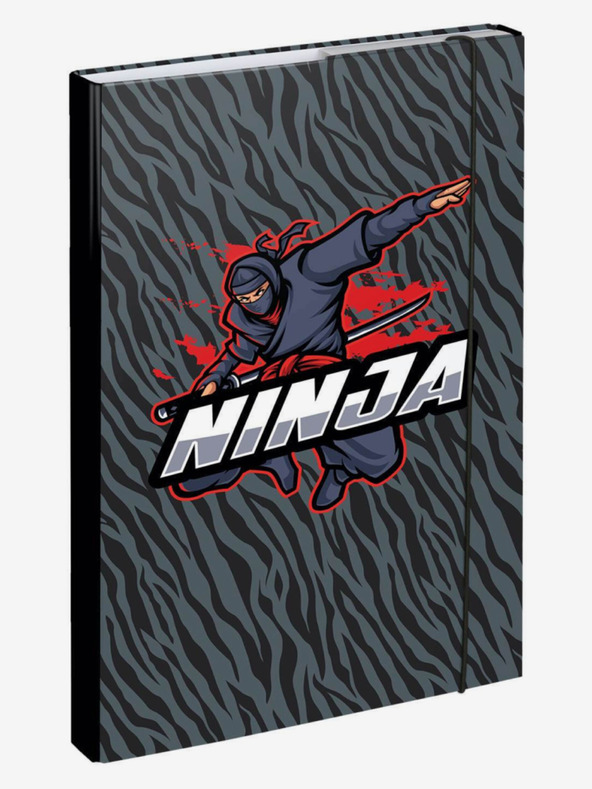 BAAGL  Grau Schulheftmappe A4 Ninja Baagl