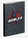 BAAGL  Grau Schulheftmappe A4 Ninja Baagl