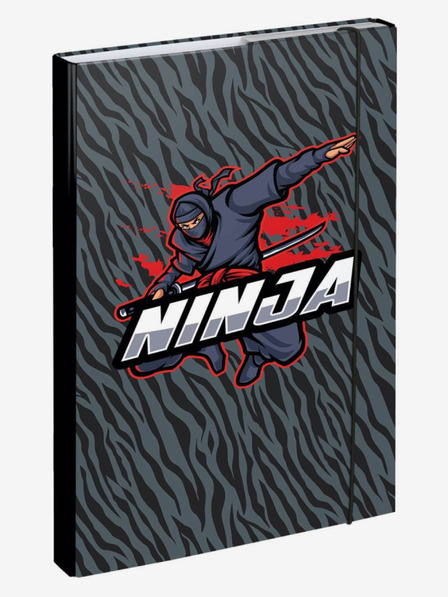 BAAGL  Grau Schulheftmappe A4 Ninja Baagl