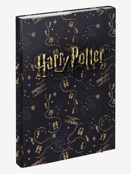 BAAGL  Schwarze Schulheftmappe A4 Harry Potter Rumtreiberplan Baagl