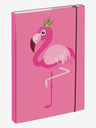 BAAGL  Rosa Schulhefthülle A4 Flamingo Baagl