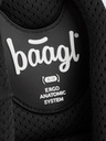 BAAGL  Schwarzes 3er Set skate ska: Rucksack, Mäppchen, Tasche Baagl