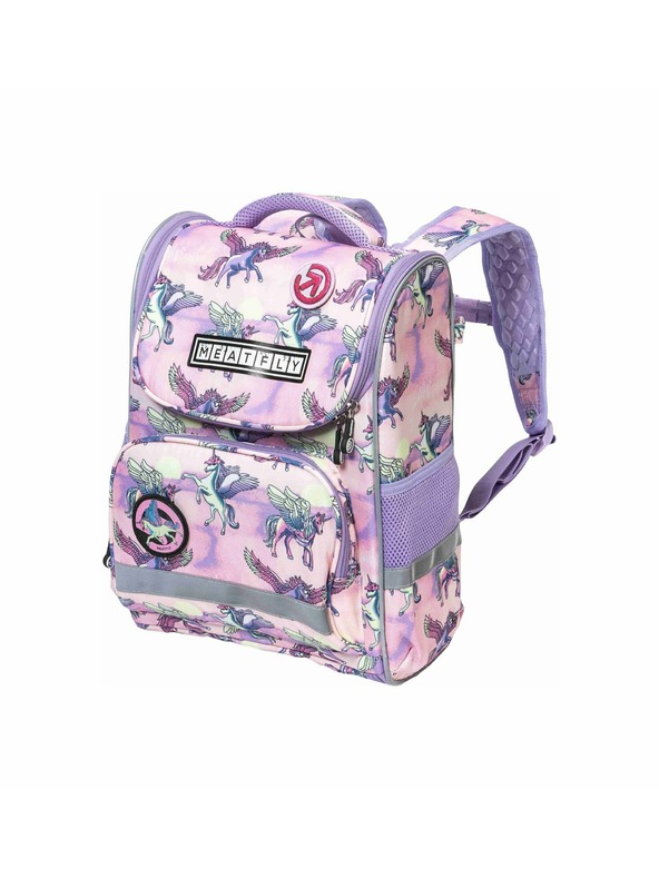 Meatfly Meatfly Schulrucksack Alex Lila Einhorn