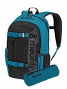 Meatfly Meatfly Rucksack Basejumper Petrol Meliert / Schwarz 22 L | Blau | Volumen 22 L