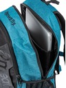 Meatfly Meatfly Rucksack Basejumper Petrol Meliert / Schwarz 22 L | Blau | Volumen 22 L