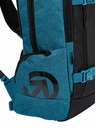 Meatfly Meatfly Rucksack Basejumper Petrol Meliert / Schwarz 22 L | Blau | Volumen 22 L