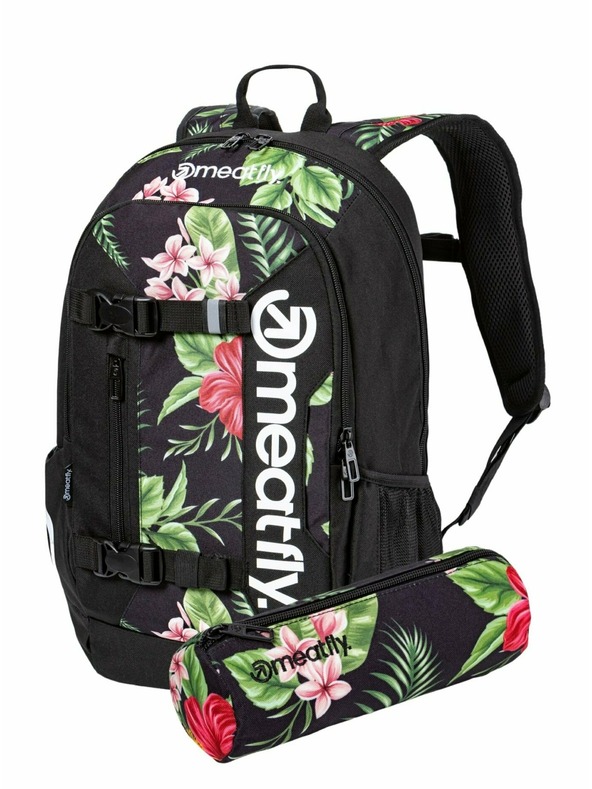 Meatfly Meatfly Rucksack Basejumper Tropical Black 22 L