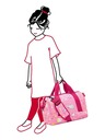 Reisenthel Reisetasche Reisenthel Allrounder M Kids Abc Friends Pink
