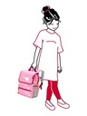 Reisenthel Rucksack Reisenthel Rucksack Kinder Abc Freunde rosa