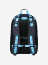 BAAGL  Schwarzes 3er Set Skate Bluelight: Rucksack, Mäppchen, Tasche Baagl