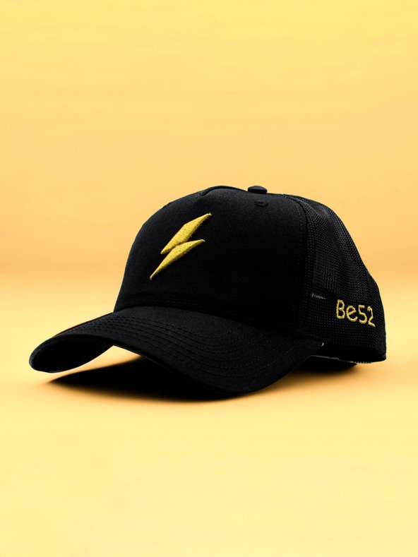Be52 Be52 Bolt Premium-Kappe schwarz/gold