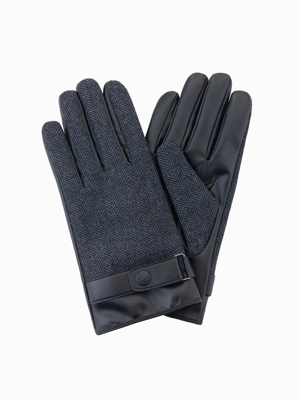 Ombre Clothing Herren Handschuhe aus eleganter Wollmischung Ombre Clothing