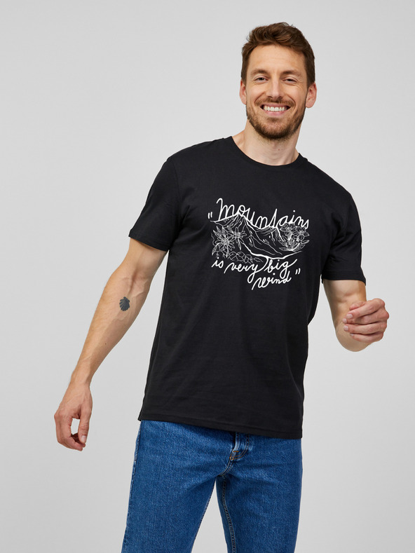ZOOT.Original Schwarzes Herren Zoot Original Mountains T-Shirt