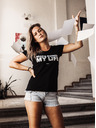 ZOOT.Original Schwarzes Herren-T-Shirt ZOOT Original Marie Therese
