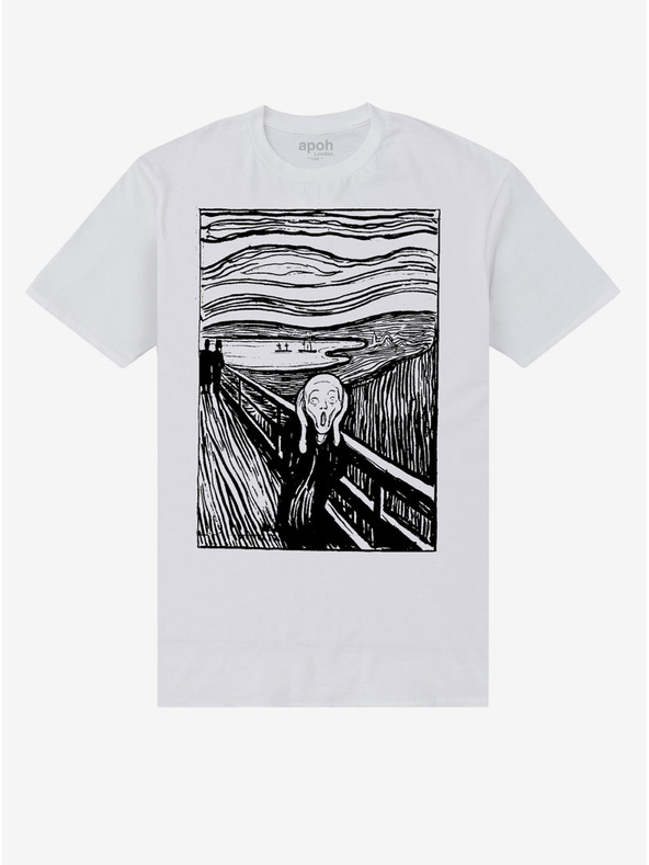 ZOOT.Fan Weißes T-Shirt apoh London apoh Munch Lino