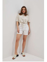 Moodo Weiße Damen Moodo Shorts