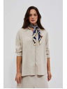 Moodo Damen-Beige-Hemd Moodo