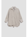 Moodo Damen-Beige-Hemd Moodo