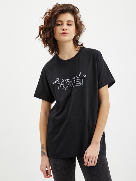 ZOOT.Original Schwarzes Damen-T-Shirt Zoot Original All you need is love