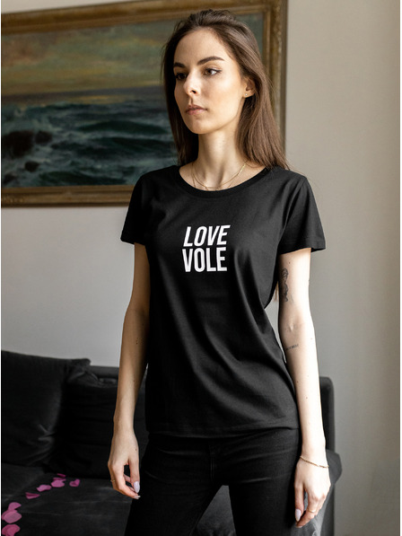 ZOOT.Original Schwarzes Damen-T-Shirt ZOOT Original "Love Vole"