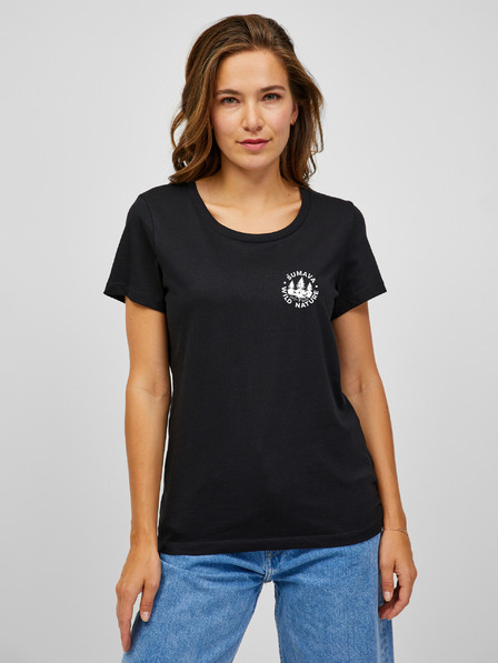 ZOOT.Original Schwarzes Frauen-T-Shirt ZOOT.Original Sumava