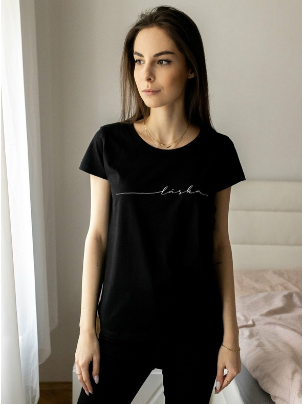 ZOOT.Original Schwarzes Frauen-T-Shirt ZOOT Original Love