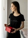 ZOOT.Original Schwarzes Frauen-T-Shirt ZOOT Original Love
