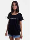 ZOOT.Original Schwarzes Damen-T-Shirt ZOOT Original "Schreiben wir heute?"