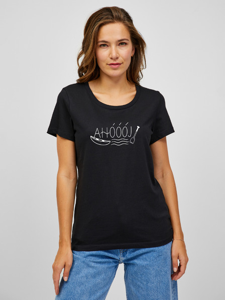 ZOOT.Original Schwarzes Frauen ZOOT.Original T-shirt Ahóóój