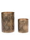 Casa de Engel Kerzenhalter aus Metall - 2er-Set, 6/24