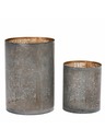 Casa de Engel Kerzenhalter aus Metall - 2er-Set, 6/24