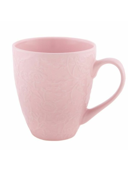 Casa de Engel Keramikbecher mit Blümchen, 6/24