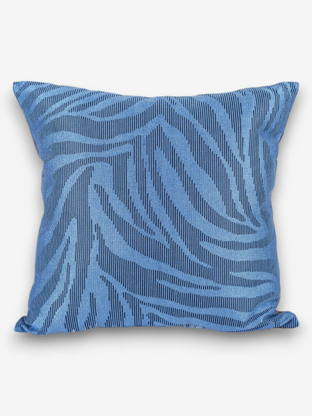 Kvalitex Blaues Kissen Abstrakt 40x40cm Kvalitex