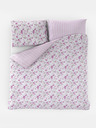 Kvalitex Französische Baumwollbettwäsche PROVENCE COLLECTION 200x200, 70x90cm VIENTO rosa