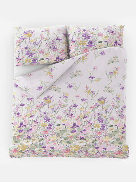 Kvalitex Französische Baumwollbettwäsche PROVENCE COLLECTION 220x200, 70x90cm ISABEL lila