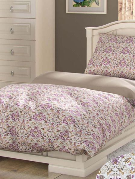 Kvalitex PROVENCE COLLECTION erweiterte Baumwollbettwäsche 140x220, 70x90cm NARISTA beige