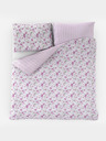 Kvalitex Französische erweiterte Baumwollbettwäsche PROVENCE COLLECTION 240x220, 70x90cm VIENTO rosa