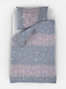 Kvalitex PROVENCE COLLECTION verlängerte Baumwollbettwäsche 140x220, 70x90cm MILENA rosa