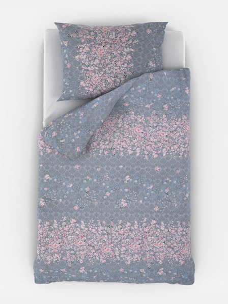 Kvalitex PROVENCE COLLECTION verlängerte Baumwollbettwäsche 140x220, 70x90cm MILENA rosa