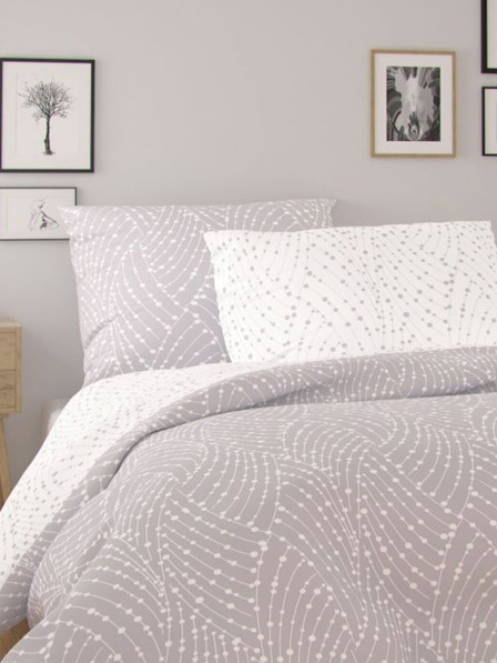 Kvalitex Französische Baumwollbettwäsche NORDIC COLLECTION 240x200, 70x90cm ASTRA