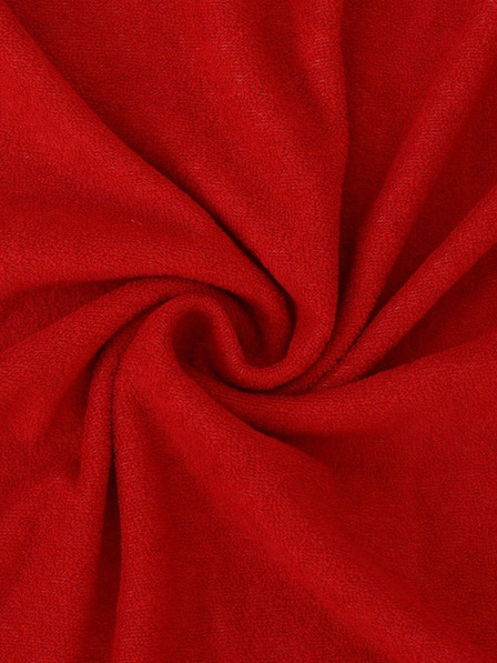 Kvalitex Frottee-Spannbettlaken 200x200cm rot Kvalitex