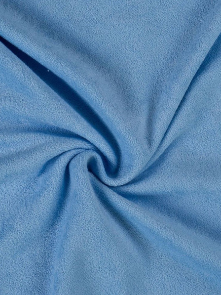 Kvalitex Frottee-Bettlaken 200x200cm hellblau Kvalitex
