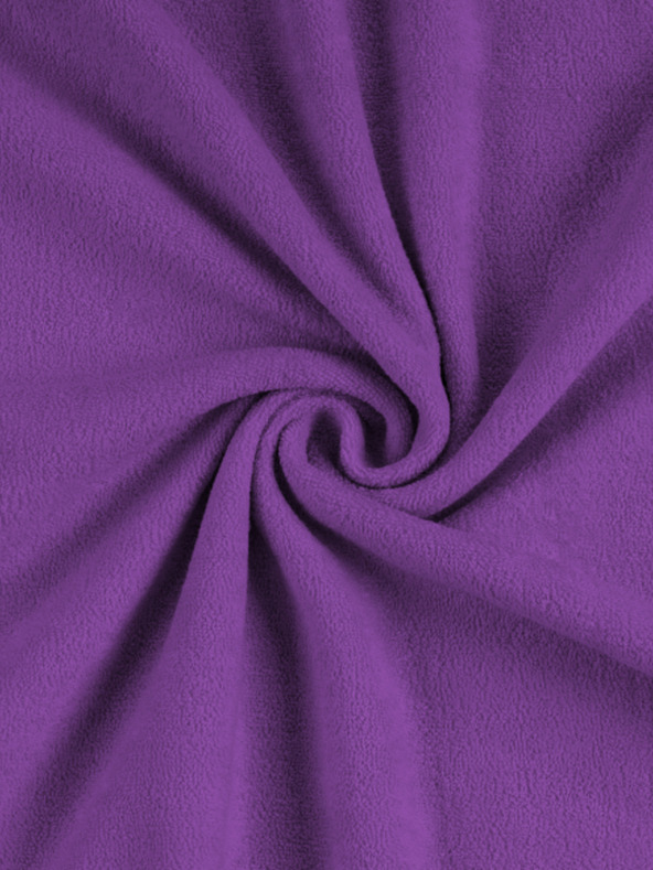 Kvalitex Frottee-Spannbettlaken 120x200cm dunkel violett Kvalitex
