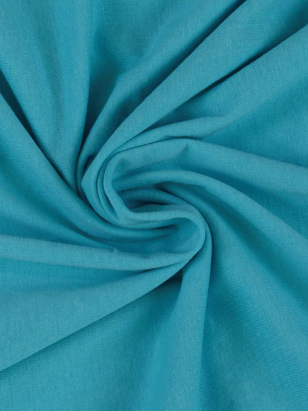 Kvalitex Jersey Einzelbettlaken 90x200cm türkis Kvalitex