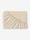 Kvalitex Flanell Spannbetttuch 80x200cm hellbeige