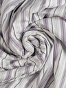 Kvalitex Baumwoll-Spannbettlaken 100x200cm lila gestreift Kvalitex