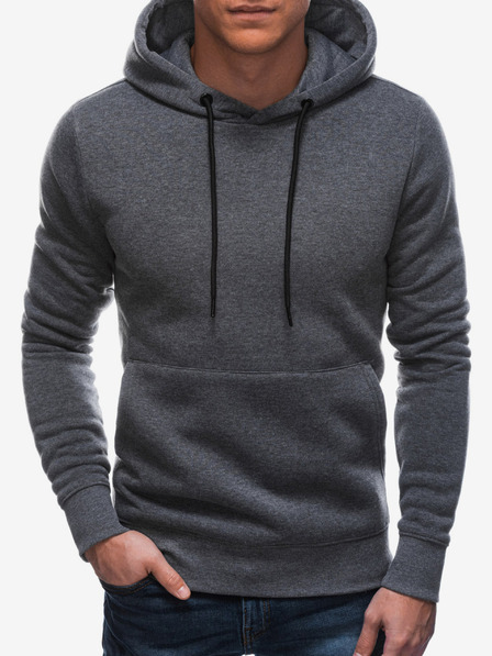 Edoti Herren Hoodie B - graphit meliert EDOTI