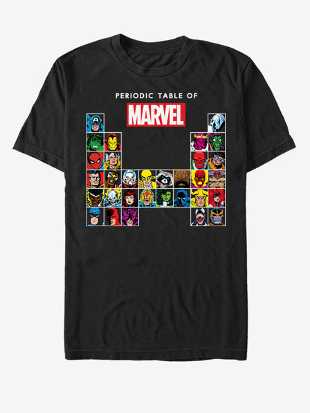 ZOOT.Fan Schwarzes Unisex T-Shirt ZOOT.Fan Marvel Periodic Marvel