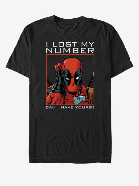 ZOOT.Fan Schwarzes Unisex-T-Shirt Marvel New Number
